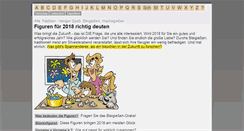 Desktop Screenshot of bleigiessen.de