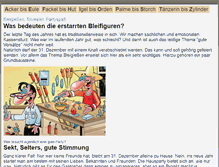 Tablet Screenshot of bleigiessen.org